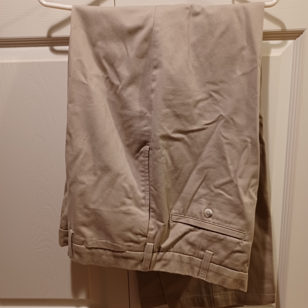 Beige dress pants